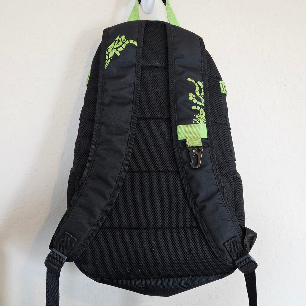 The Nightmare Before Christmas Oogie Boogie Backpack Black Neon Green - Picture 2 of 15